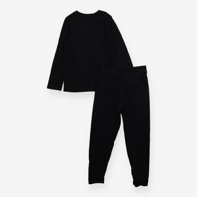 Black skeleton glow in the dark pyjamas