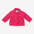 Quilted Jacket Pink with Pockets