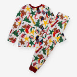 Pyjamas festive red trim
