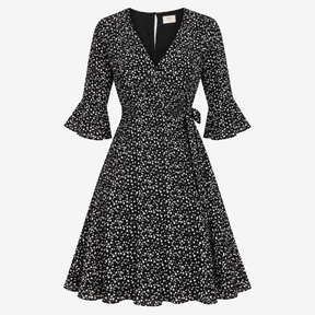 Dress Star Print Wrap