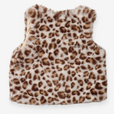 Gilet leopard print fur Tahari