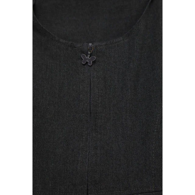 Pinafore grey school butterfly zip 3pc