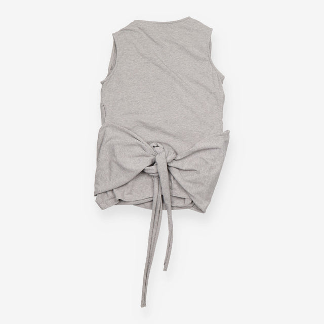 Nursing Top Grey Marl Cotton Skin-to-Skin Wrap