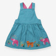 Pinafore Blue Tigger and Elephant Flower Appliques