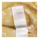 Dress mustard floral button down
