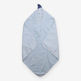 Hooded towel blue dino