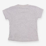 Tee Grey with Rainbow with Sun and Cloud Applique