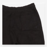 Wide Leg Joggers Black Drawstring Relaxed Trousers