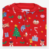 Sleepsuit red festive