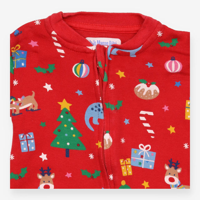Sleepsuit red festive