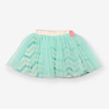 Green zig zag print tutu skirt