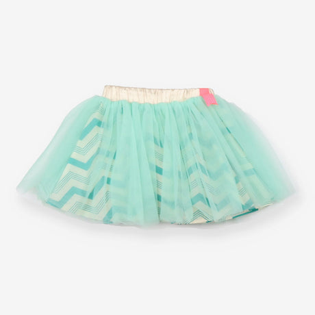 Green zig zag print tutu skirt