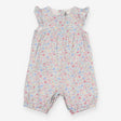 Romper floral ditsy frilly sleeves