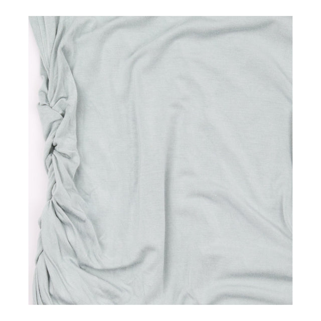 Maternity T-Shirt Sage Green Ruched Side Short Sle