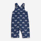 Dungarees Blue with White Rainbows