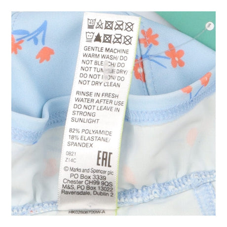 Swimhat blue floral