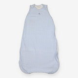 Sleeping Bag Blue Gingham with Boat Applique