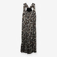 Donna Karan Geometric Fan‑Print Dress