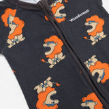 Wondersuit black with aerobic lions  