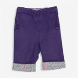 Trousers Purple 3/4 Length 