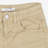 Denim Mini Shorts Stone