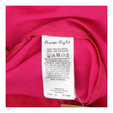 Magenta Wide‑Leg Trousers – Side Zip Tailored Fit