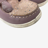 Pink Crest Leather Shoe