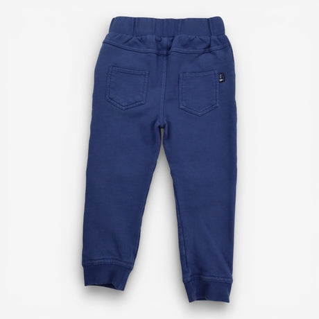 Joggers blue with green drawstring