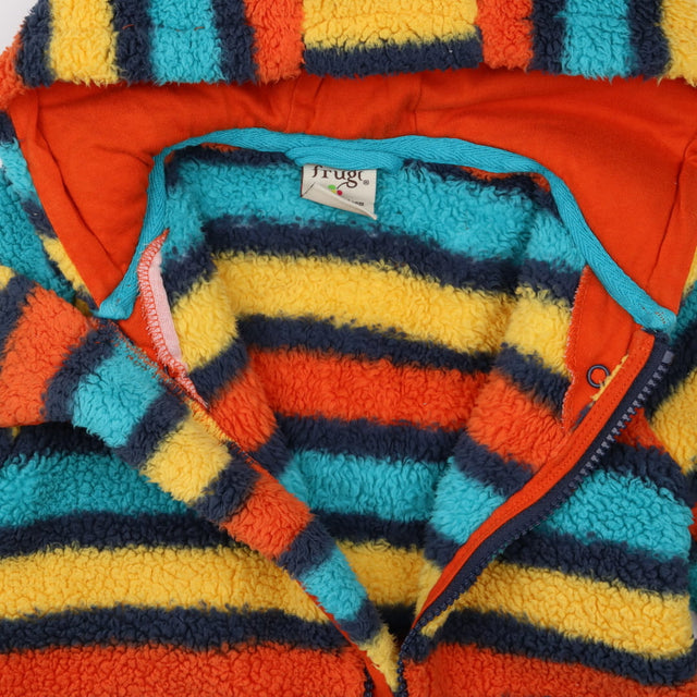 Onesie fleece stripes zip