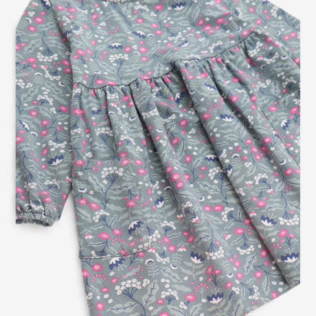 Dress Long Sleeve Green Floral