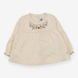 Top cream floral