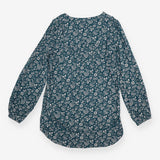 FatFace Teal Green Paisley Floral Notch Neck Tunic