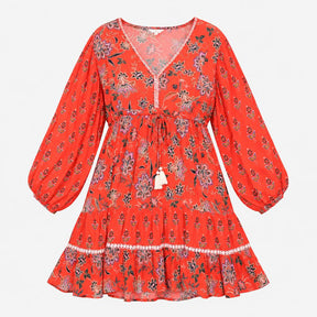 Dress Monsoon Beach Paisley Tiered Tassel Cover Up