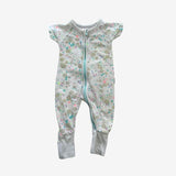 White s/s speckled wondersuit
