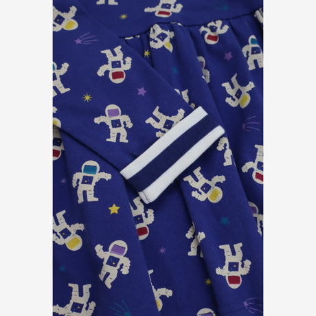 Dress Long Sleeve Astronaut Print