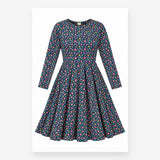 Cotton Floral Polka Dot Long Sleeve