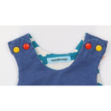 Wonderbugs Blue cloud reversible romper