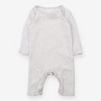 Sleepsuit footless grey white stripe 