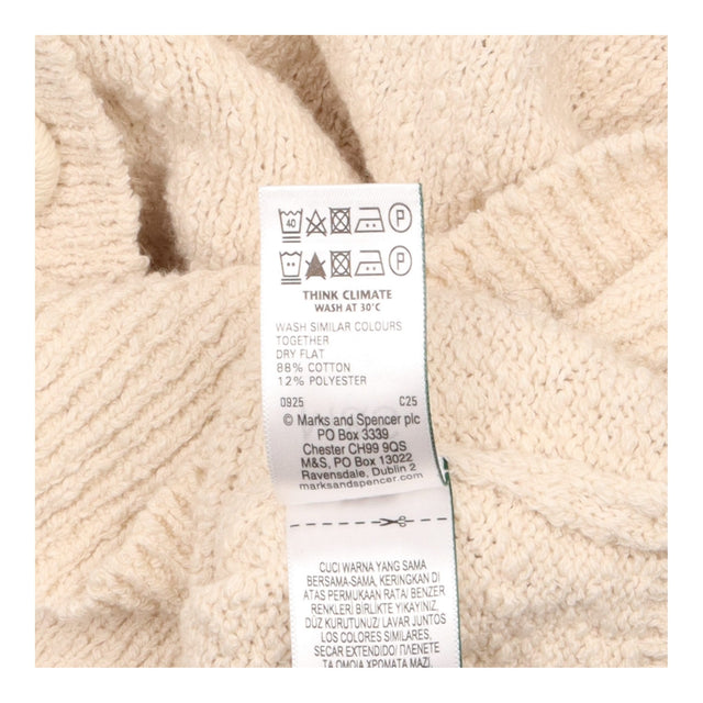 Cardigan Natural Cotton Polyester Collared Texture