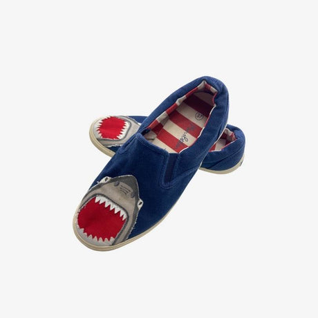 Blue Shark Slip on Pumps