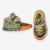 High Tops Frugi x Clarks Khaki Jungle Print
