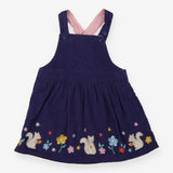 Pinafore Cord Purple Squirrels