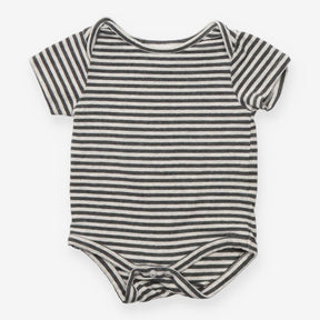 Bodysuit SS grey stripes