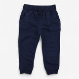 Navy Joggers Navy Ship on Pocket