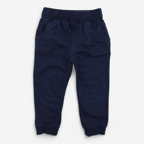 Navy Joggers Navy Ship on Pocket
