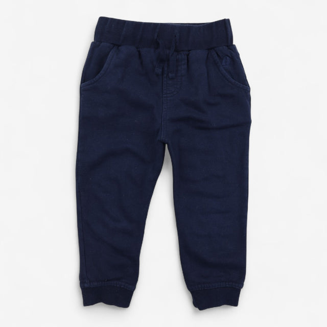 Navy Joggers Navy Ship on Pocket