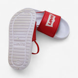 Levi's Sandals Red & White