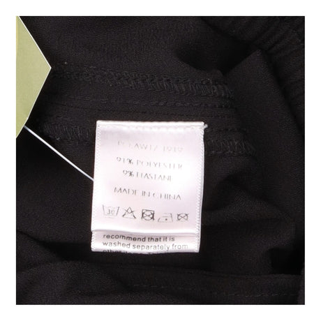 Trousers Tapered Side Stripe Elasticated Waist Bla