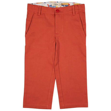 Trousers chino orange