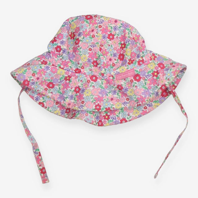 Summer Hat with tie flowers